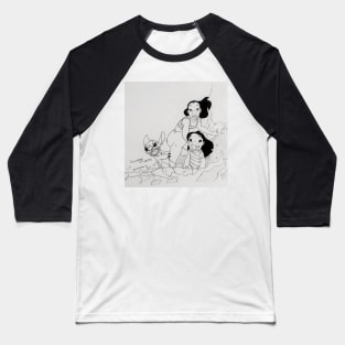 Lilo & Stitch - Ohana / Baseball T-Shirt